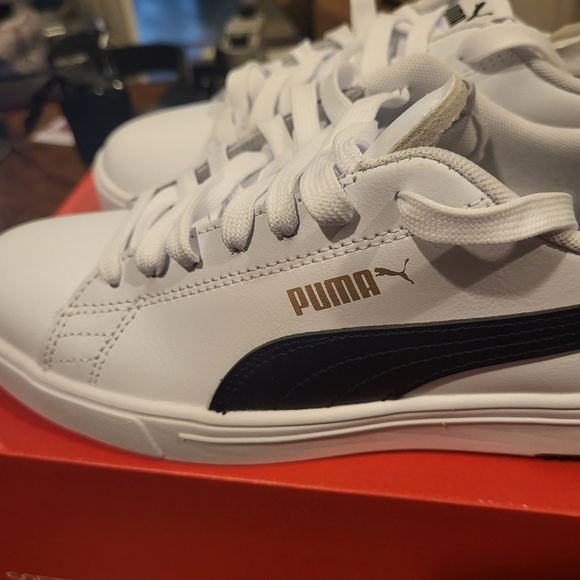 Puma Serve Pro Lite Women's White & Black Trainers Size 7.5 NEW - Picture 5 of 7